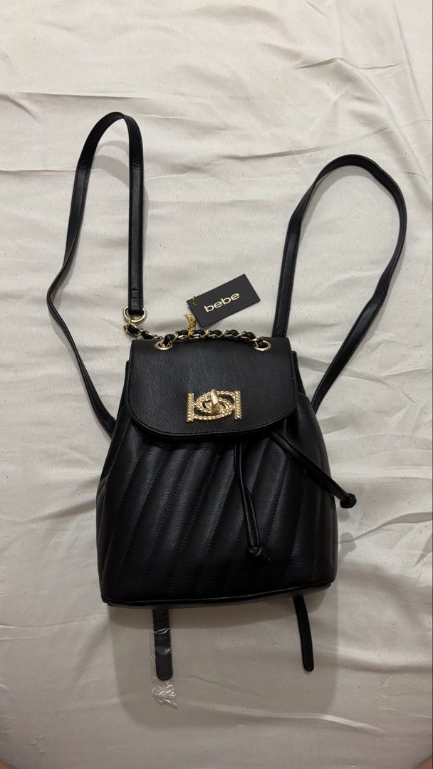 Black Shoulder Bags (Category: Shoulder Bags) located in Pasig City. Submitted by km.sc (Listing ID 1463662453, Image 3). Description: TAKE ALL: 1,000 PHP 2nd Photo: Designer-inspired Black Handbag - 500 PHP 3rd Photo: Brand New Bebe Tiny Backpack - 500 PHP Last Photo: Woven-inspired Hobo Bag Small - PHP 200.