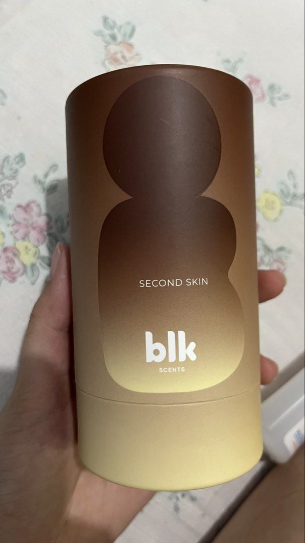 blk scents Second Skin perfume (Category: Fragrance & Deodorants) located in Antipolo. Submitted by pattyggg (Listing ID 1463566959, Image 1). Description: - blk scents perfume - Scent: Second Skin - Unique cylindrical packaging - Sculptural bottle design - Ideal for gifting or personal use.