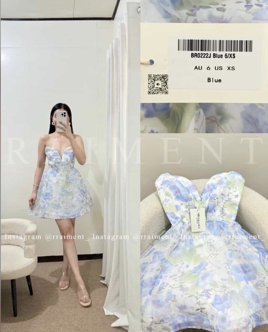 Blue Floral Strapless Mini Dress Medium (Category: Dresses) located in San Jose del Monte. Submitted by eniger0693 (Listing ID 1463677280, Image 1). Description: - Adorable blue floral print strapless mini dress. - Ideal for summer outings or parties. - Light and airy fabric. - Fits size M.