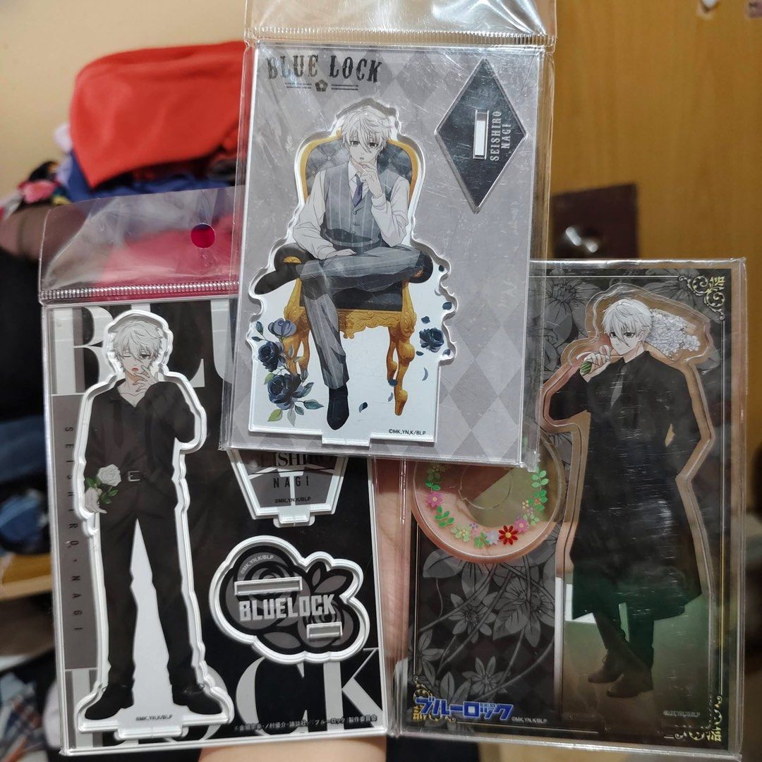 Blue Lock Seishiro Nagi Acrylic Standees Set (Category: Character Goods) located in Apalit. Submitted by itsmeitsuri (Listing ID 1463708220, Image 1). Description: - Set of 3 Blue Lock Seishiro Nagi Acrylic Standees - All items are brand new and in original packaging if interested, just send me a dm. for proof of legitimacy, feedback and reviews, visit my blue app! .