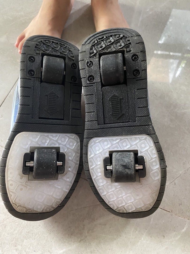 Blue Roller Shoes with BOA Lacing System (Category: Babies & Kids Fashion) located in Taguig. Submitted by mixmix16 (Listing ID 1463640602, Image 2). Description: - Kids' blue roller shoes - Size: 31 EUR / 13 USA (will fit 19 cm ) - Easy BOA lacing system - Detachable wheels on each shoe - Comes with original box - Complete accessories.