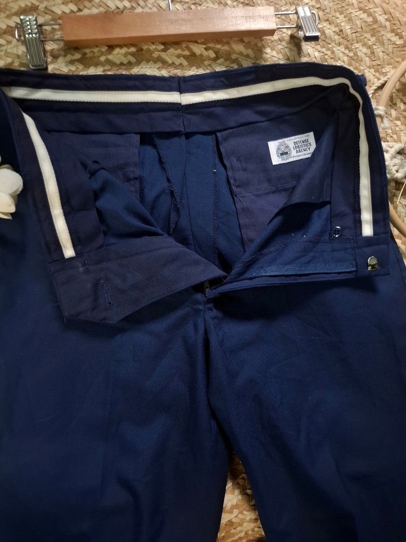 Blue Trousers (Category: Trousers) located in Bulacan. Submitted by cathycampo51092 (Listing ID 1463676892, Image 1). Description: blue trousers - Waistline: 32 inches - Length: 37 inches - Width: 9 inches - Material: Polyester/wool blend - Features: Permanent crease - Ideal for: Smart casual or work wear - Price: 500 PHP.