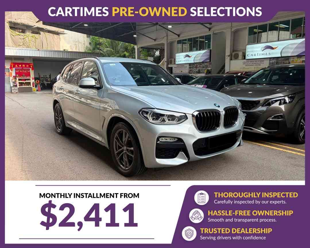BMW X3 sDrive20i M Sport (A) (Category: Used Cars) located in Singapore. Submitted by cartimesautomobile (Listing ID 1463630106, Image 2). Description: Buy with confidence from our certified pre-owned collection. Gone through a 120-points health check, each unit is refurbished for the brand new car experience. Trade ins are welcomed. Option to extend warranty too! Contact our friendly salesman today to schedule for your next test drive! Features: