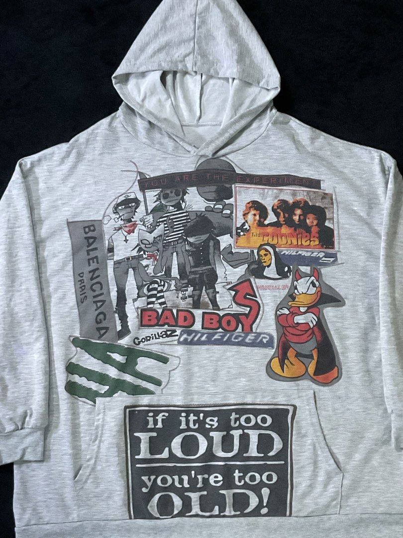 Bootleg / Custom Y2K Mashup Graphic Hoodie (Category: Activewear) located in Tuguegarao City. Submitted by lemdulin_ (Listing ID 1463621375, Image 2). Description: .