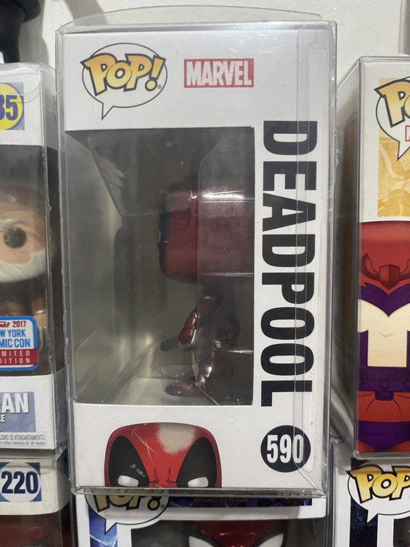 BoxLunch exclusive Deadpool #590 mint condition (Category: Figurines & Statues) located in Bulacan. Submitted by devegazul124 (Listing ID 1463605399, Image 2). Description: Metallic deadpool #590 Box Lunch exclusive Marvel 80 years aniversary What you see is what you get .