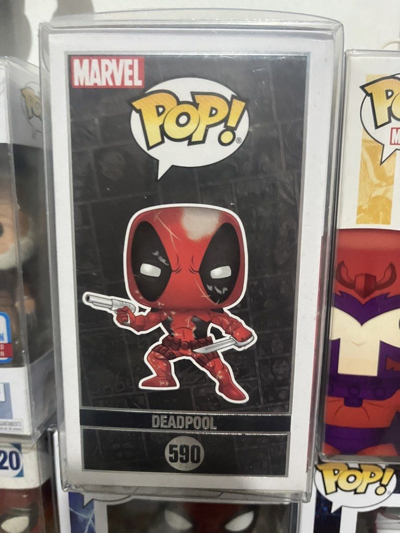 BoxLunch exclusive Deadpool #590 mint condition (Category: Figurines & Statues) located in Bulacan. Submitted by devegazul124 (Listing ID 1463605399, Image 3). Description: Metallic deadpool #590 Box Lunch exclusive Marvel 80 years aniversary What you see is what you get .