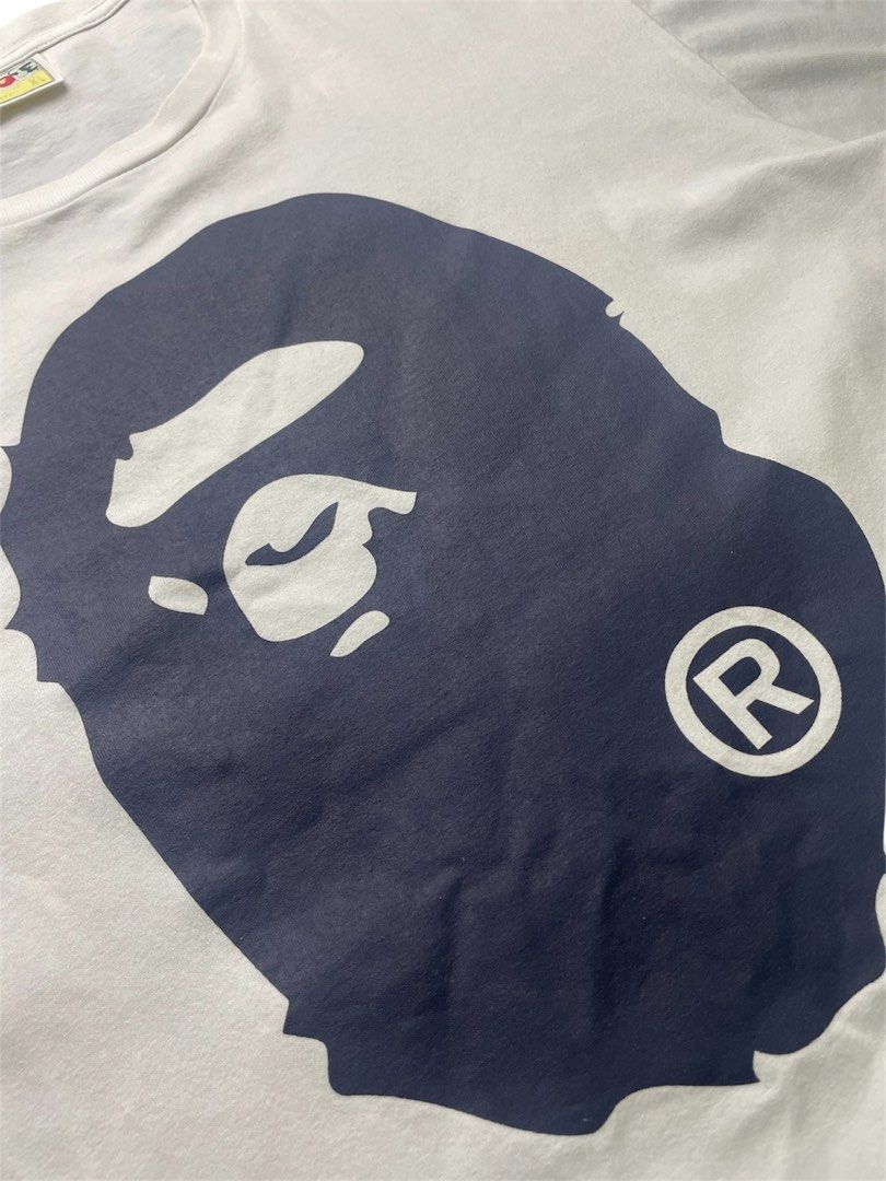 BPA EBIG HEAD MIRROR (Category: Tshirts & Polo Shirts ) located in Cabanatuan. Submitted by rmsdnl (Listing ID 1463713443, Image 2). Description: BAPE BIG HEAD MIRROR -Complete tags -Authentic Size xl on tag,best fit large Width:22 Length:29 Very good condition Issue:Repaired pin hole Color rate:9.5/10 Price:1999.
