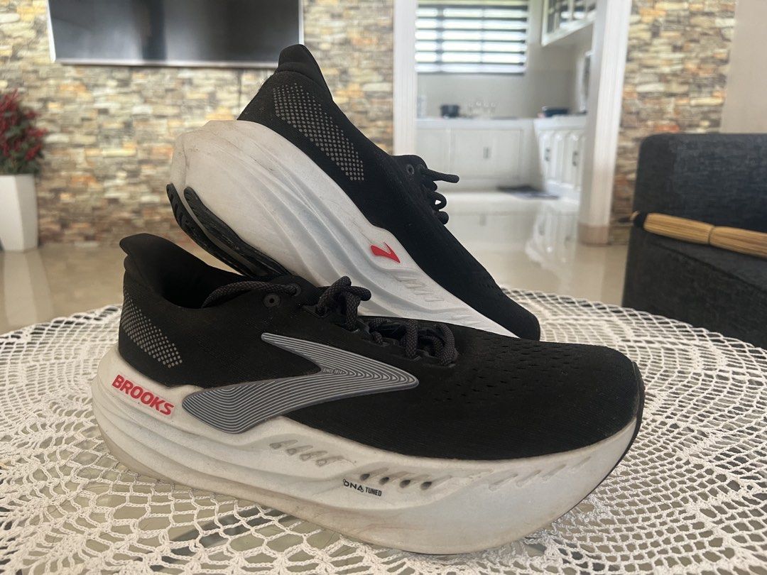 Brooks Running Shoes DNA Tuned Black White (Category: Sneakers) located in Koronadal. Submitted by sheena_fence (Listing ID 1463576819, Image 2). Description: - Brooks running shoes in black and white - Features DNA Tuned cushioning system for comfort - Excellent grip on the soles for stability - Black laces - Ideal for running - Note: Used few times only AlMOST NEW.