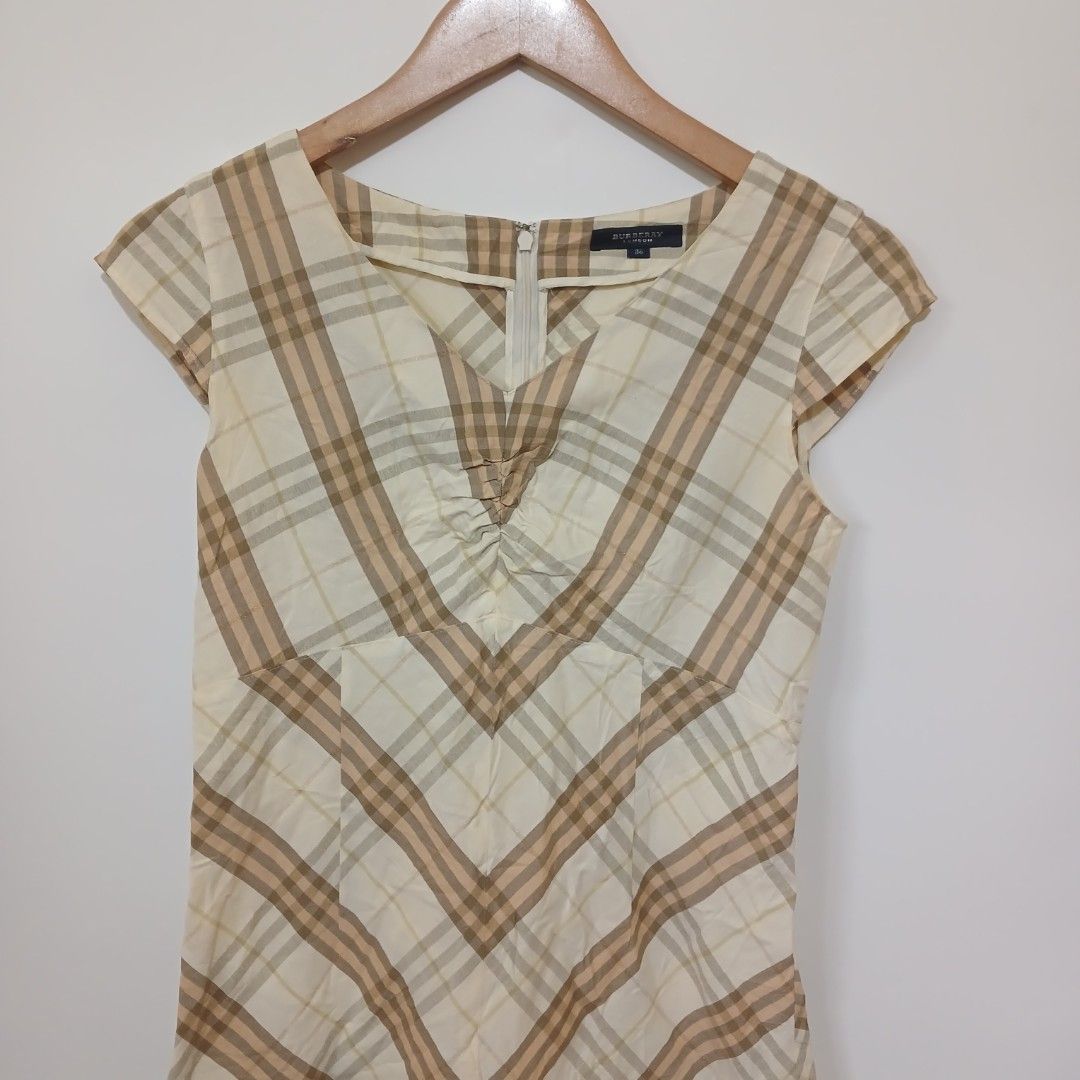 BURBERRY DRESS (Category: Dresses) located in Ozamiz City. Submitted by 2nd.sight (Listing ID 1463577873, Image 3). Description: fresh from bale size: 36 on tag/ small w: 15 l: 39.5 excellent/like new.