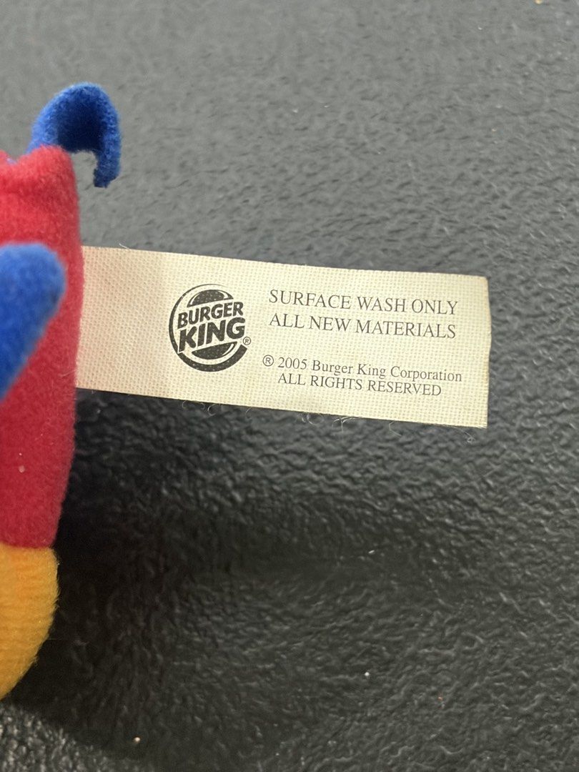 Burger king parrot (Category: Plushies & Soft Toys) located in Makati City. Submitted by tomypom (Listing ID 1463726852, Image 3). Description: Authentic Burger king Parrot Plushie 159 pesos only! .