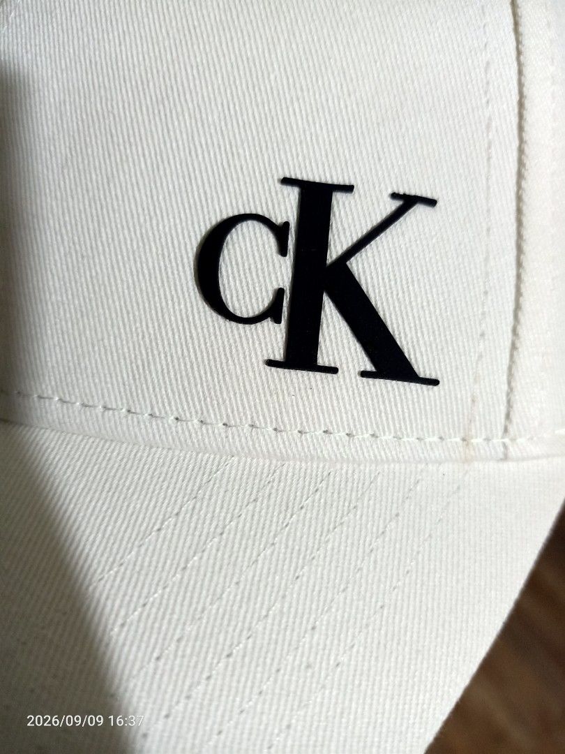 Calvin Klein Jeans CK Baseball Cap/ Hat (Category: Caps & Hats) located in Las Pinas. Submitted by OmengSoyT (Listing ID 1463650794, Image 1). Description: - Authentic Calvin Klein Jeans baseball cap - Color Off White - Brandnew - Features iconic rubberized CK logo on the front - Made from 100% comfortable cotton - Adjustable engraved buckle strap at the back for a perfect fit -One size fits mosts - Original Hang and washed tags still attached - 