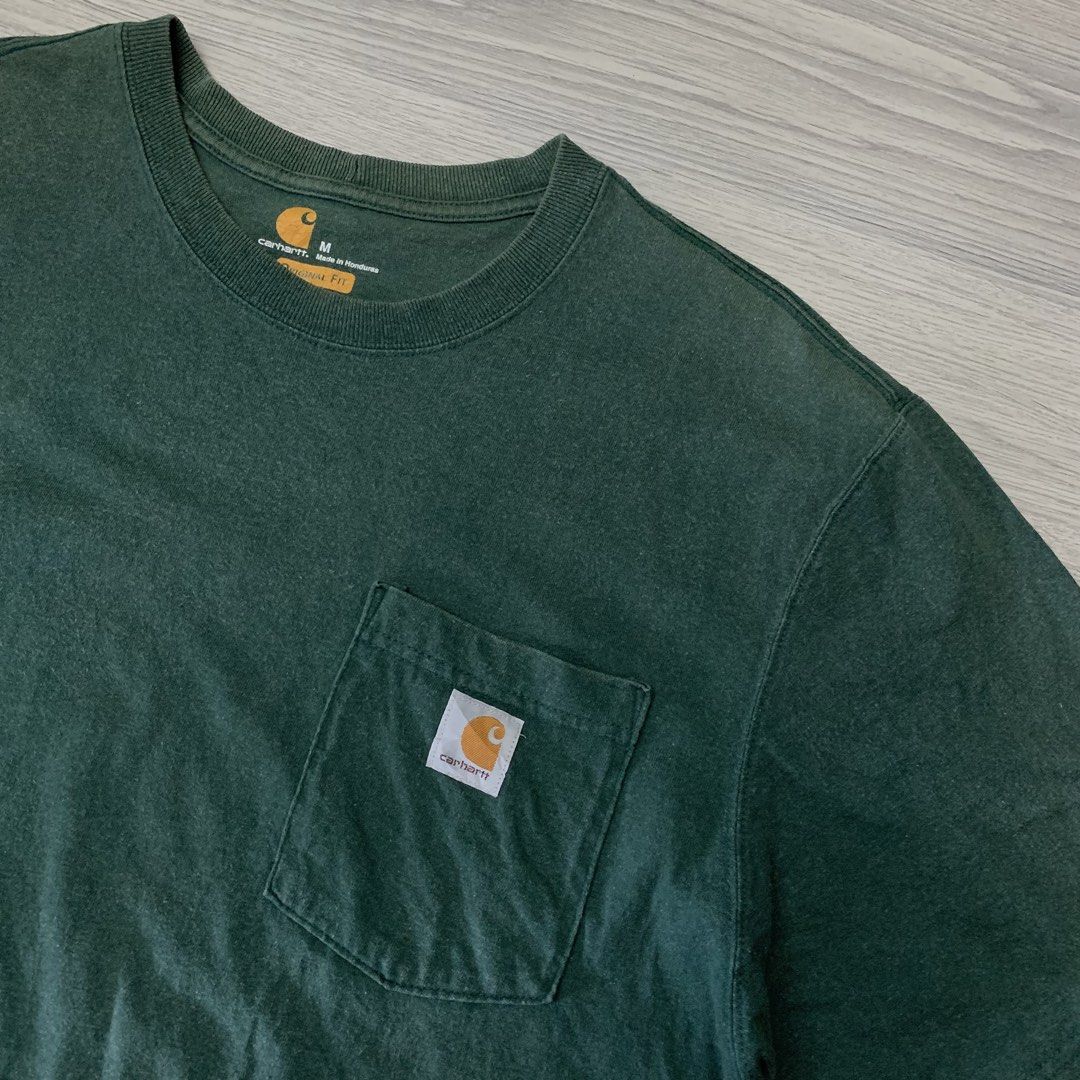 Carhartt k87 HTG Pocket Tee (Category: Tshirts & Polo Shirts ) located in Manila. Submitted by arxxxm (Listing ID 1463636003, Image 2). Description: Carhartt k87 HTG Pocket Tee 21" width 28" length excellent condition, color may vary only 500 + sf 📥.