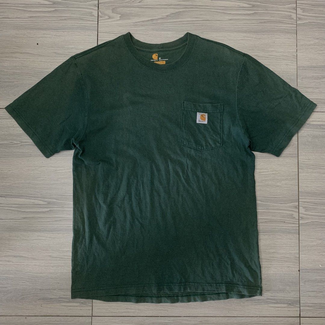 Carhartt k87 HTG Pocket Tee (Category: Tshirts & Polo Shirts ) located in Manila. Submitted by arxxxm (Listing ID 1463636003, Image 1). Description: Carhartt k87 HTG Pocket Tee 21" width 28" length excellent condition, color may vary only 500 + sf 📥.