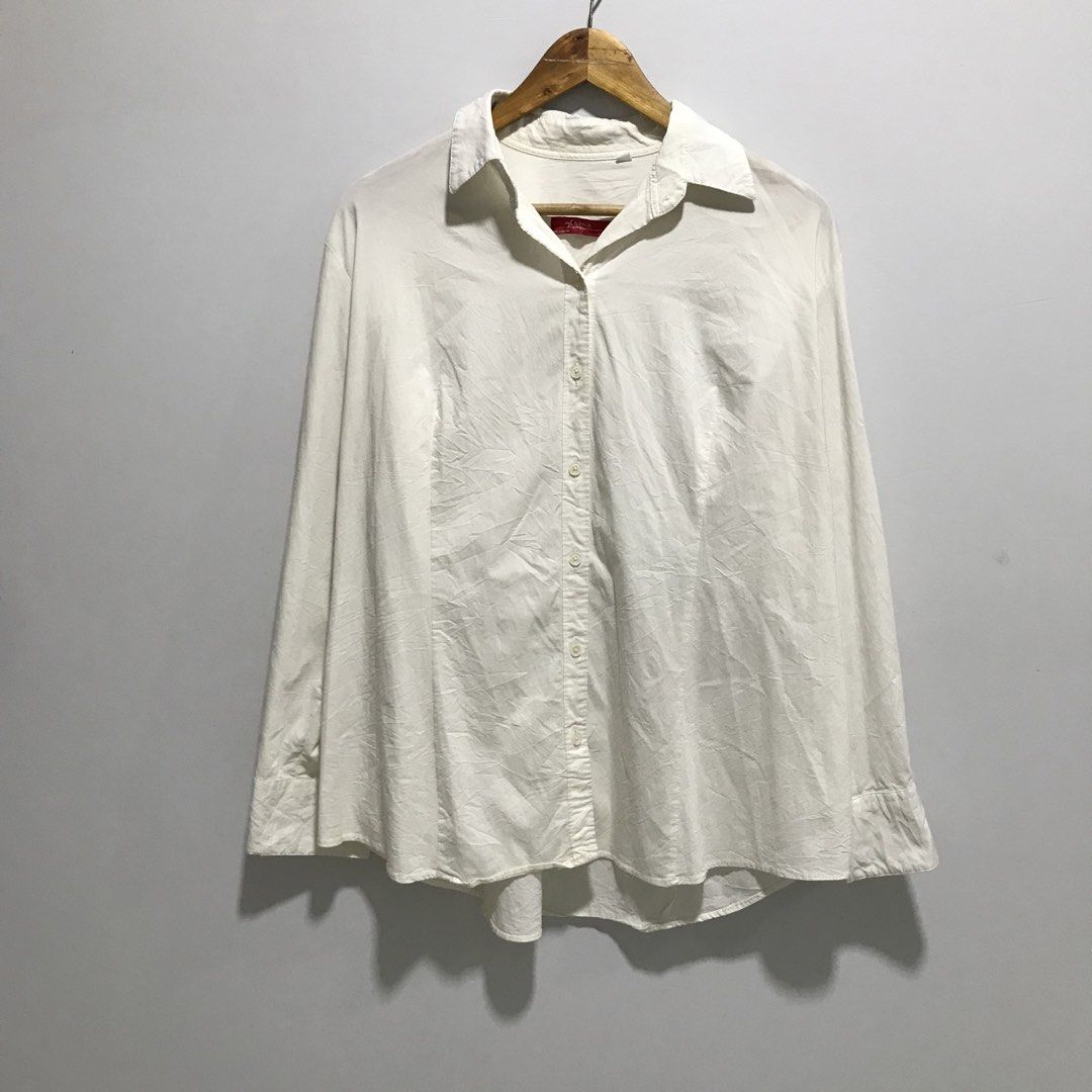 CARINA White Button Down Polo Longsleeve (Category: Longsleeves) located in Cavite. Submitted by tanya.valentin (Listing ID 1463658194, Image 2). Description: - 25x29.