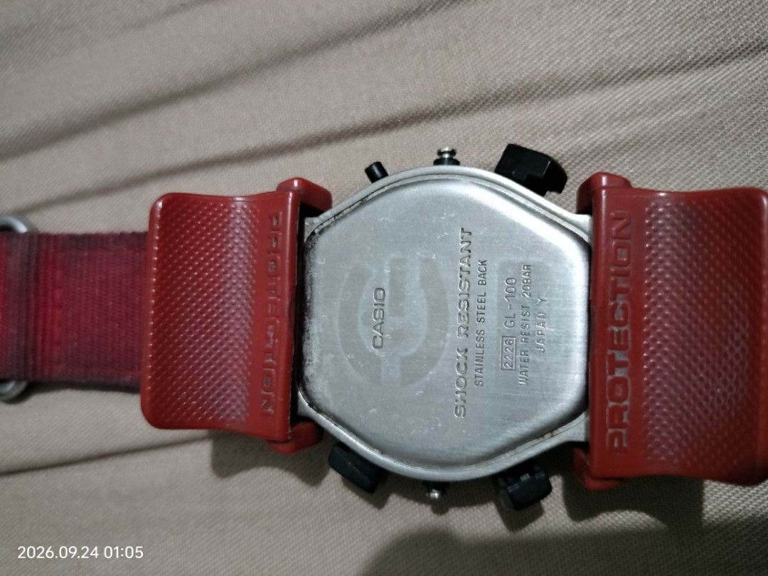 Casio GL-100 (Category: Women's Watches) located in Pililla. Submitted by vadam (Listing ID 1463715526, Image 2). Description: - Casio Watch Rare na po sya original ung mismong relo magandang i restore Pickup or shipping Tanay rizal Area.