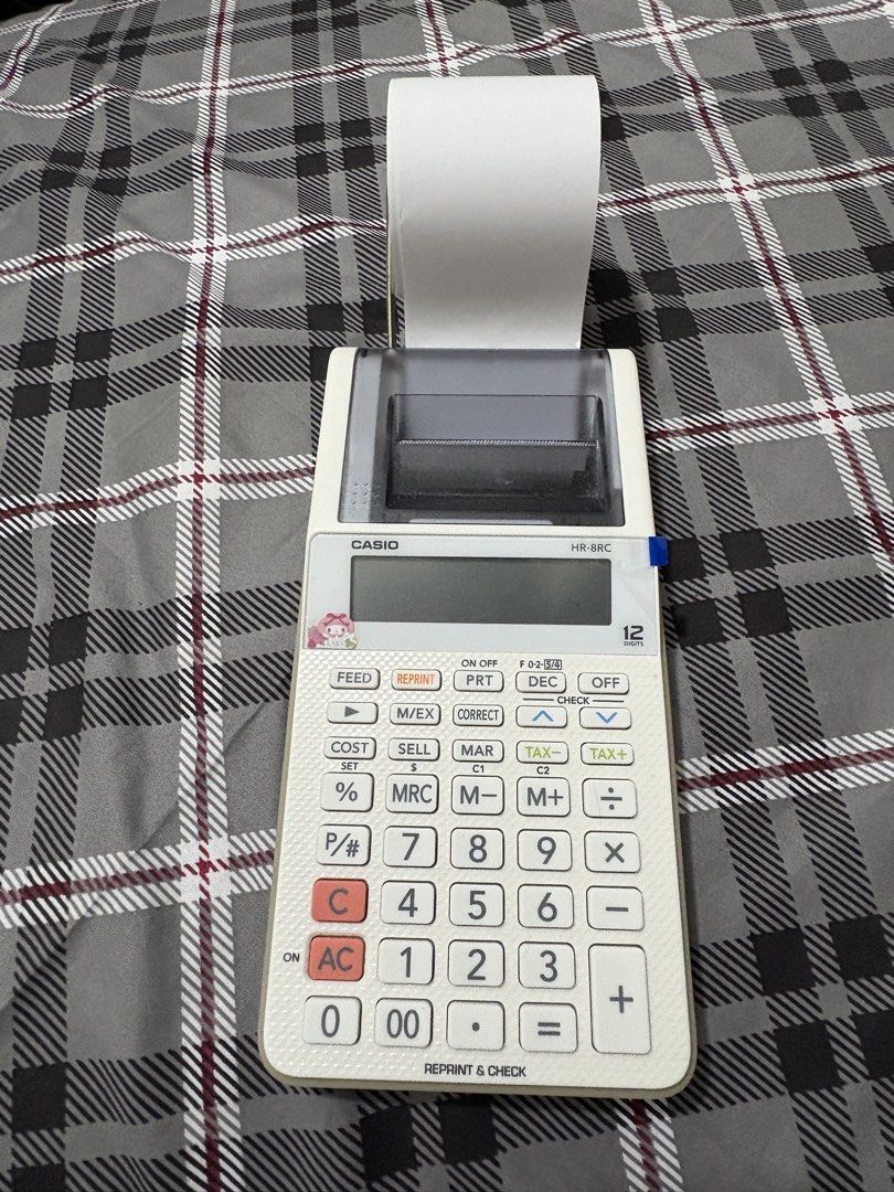 Casio HR-8RC Printing Calculator with Paper Roll (Category: Office & Business Technology) located in Manila. Submitted by afiyahhabib (Listing ID 1463724705, Image 1). Description: RFS. Selling my 4months old calculator with printer because of planning to buy color black. Good as new pa po ito.Can send also video. i buy this for 1700+ but selling this for only 1500 only now..