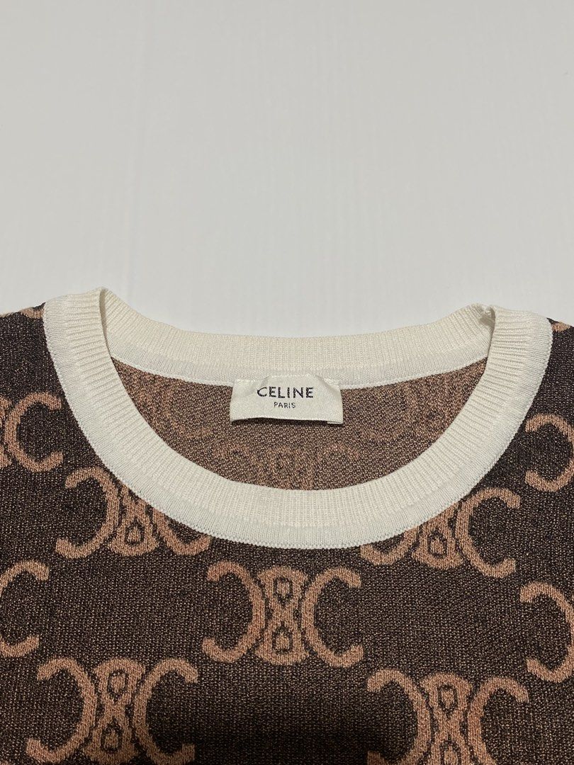 Celine All-over Monogram (Category: Shirts) located in Bislig. Submitted by ejpombo (Listing ID 1463670647, Image 2). Description: 📍Celine All-over Monogram L on tag GOOD AS NEW CONDITION 15 WIDTH 22 LENGTH COLOR RATE 10/10 NO ISSUE PRICE 550 📌UNLI VOUCH/VCALL FOR SAFE TRANSACTIONS. 📌COLOR MAY VARY DUE TO LIGHTNING. 📍LOCATION: MINDANAO, SURIGAO DEL SUR 🧾MOP: GCASH 🚚COURIER: J&T DM FOR THOSE INTERESTED📩.