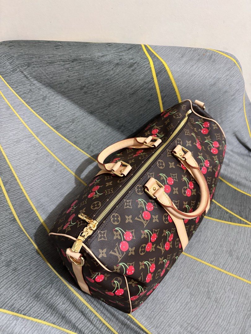 Cherry Luggage Bag🍒 (Category: Luggage) located in Manila. Submitted by anneprlvdbgs (Listing ID 1463627218, Image 1). Description: Eto sinasabi ko sainyo mga miiii sobrang pretty😍 sobrang pretty neto in person😍 Cherry 45cm Luggage Bag💕 📌Japan Auction Sourced 📌LIKE NEW/ in excellent condition 📌 ACTUAL PHOTO POSTED. What you see is exactly what you get. MOP: GCASH, Maribank & BDO QR MOD: Same day delivery if lalamove 📍 Makati.