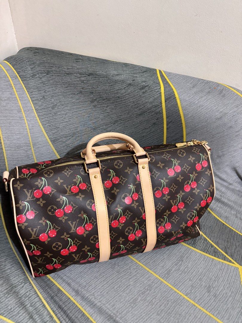 Cherry Luggage Bag🍒 (Category: Luggage) located in Manila. Submitted by anneprlvdbgs (Listing ID 1463627218, Image 2). Description: Eto sinasabi ko sainyo mga miiii sobrang pretty😍 sobrang pretty neto in person😍 Cherry 45cm Luggage Bag💕 📌Japan Auction Sourced 📌LIKE NEW/ in excellent condition 📌 ACTUAL PHOTO POSTED. What you see is exactly what you get. MOP: GCASH, Maribank & BDO QR MOD: Same day delivery if lalamove 📍 Makati.