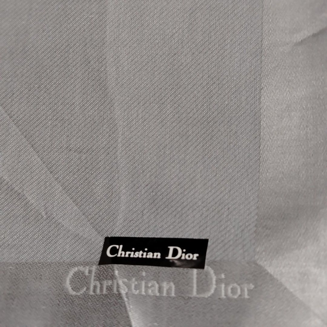 CHRISTIAN DIOR (Category: Handkerchief & Pocket Squares) located in Davao. Submitted by hankiescarveshawls. (Listing ID 1463689659, Image 3). Description: Per piece🩶 19 x 19 Inches .