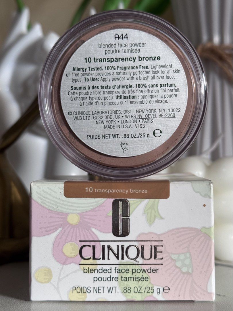 Clinique Blended Face Powder in Transparency Bronze (Category: Makeup) located in Batangas. Submitted by maria0808 (Listing ID 1463639053, Image 1). Description: .