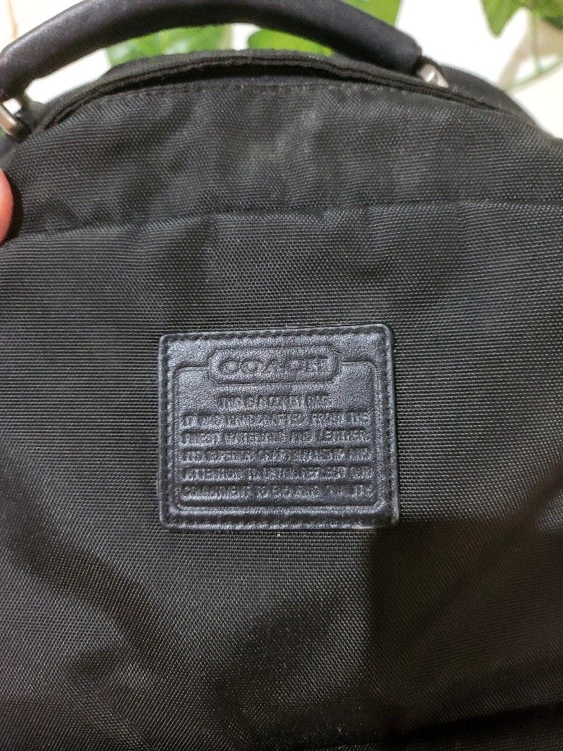 Coach Black Backpack 18 x 12 Inches (Category: Backpacks) located in Baguio. Submitted by phoeberose33384 (Listing ID 1463739421, Image 2). Description: - Authentic Black Coach Backpack - Dimensions: 18 inches (height) x 12 inches (width) - Secure buckle closure on front flap - Genuine leather Coach tag inside - Ideal for everyday use - Ample storage for your essentials.