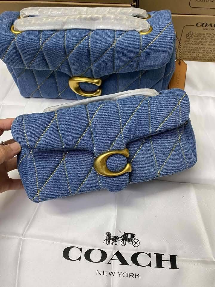Coach tabby quilted suede (Category: Shoulder Bags) located in Manila. Submitted by mypshopp (Listing ID 1463682855, Image 2). Description: Complte inclusion 💯🇻🇳 premium Actual picposted Size 20 - 3200 Size 26 - 3400.