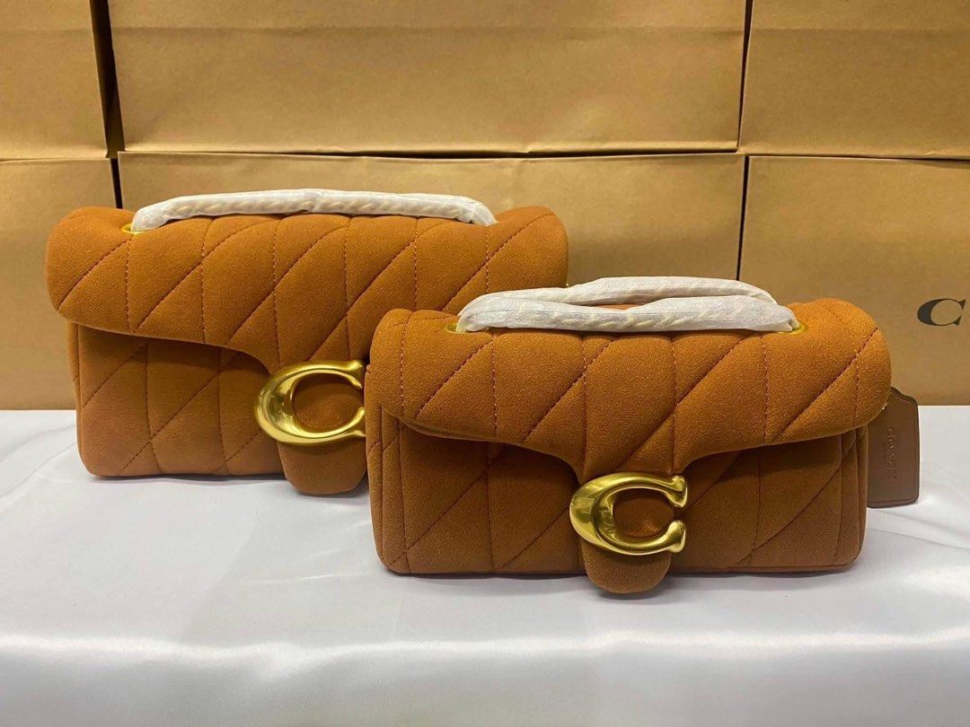 Coach tabby quilted suede (Category: Shoulder Bags) located in Manila. Submitted by mypshopp (Listing ID 1463682855, Image 1). Description: Complte inclusion 💯🇻🇳 premium Actual picposted Size 20 - 3200 Size 26 - 3400.