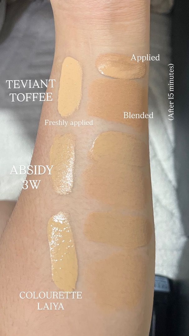 Colourette First Base Laiya (Category: Makeup) located in Quezon City. Submitted by thicc.co (Listing ID 1463612959, Image 3). Description: - Swatches provided for shade reference - Laiya Shade Too dark for me hehe. Also this was bought 2023 or 2024 pa. Only buy this if you only want to try out yung shade only. Swatch ganon..