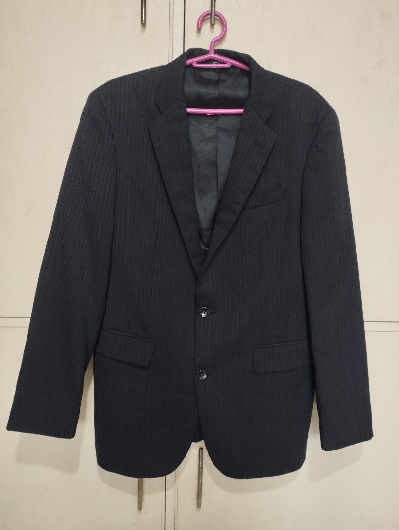 Comme Ca Ism Suit Jacket (Category: Coats, Jackets and Outerwear) located in San Fernando. Submitted by nerosales (Listing ID 1463575478, Image 1). Description: Comme Ca ISM Suit Jacket Medium width 19 inches length 29 inches shoulder 17 inches sleeve 24 inches hem 5.5 inches very good condition 750 pesos only SM City Pampanga Shipping: J&T Payment: Gcash NO COD/ NO COP.