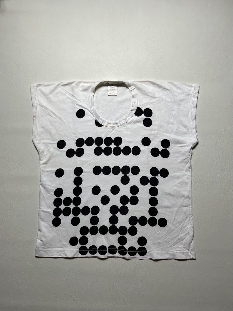 Comme des Garcons Dot Pattern (Category: Shirts) located in Tacloban City. Submitted by calix.on (Listing ID 1463688548, Image 1). Description: Comme des Garcons Dot Pattern size medium width 19.5 length 22.5 excellent condition flaw minimal stain.