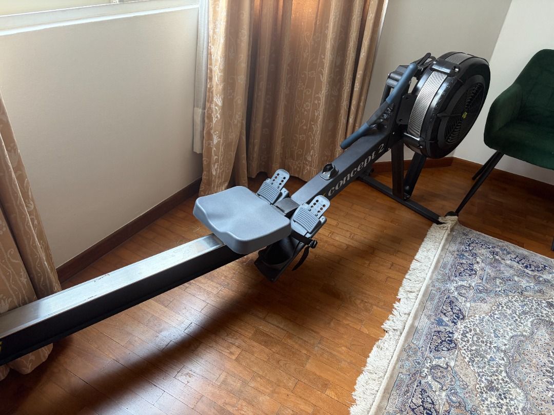 Concept 2 Rowing Machine (Category: Cardio & Fitness Machines) located in Singapore. Submitted by shekharc3795 (Listing ID 1463592221, Image 1). Description: - Concept 2 rowing machine - Bought in Germany in 2022 - Current market price in Singapore is S$1800+ - Ideal for a full-body workout - Monitor displays distance, time, pace, and calories burned - Durable and reliable equipment - Ready for a new owner - Pickup only.