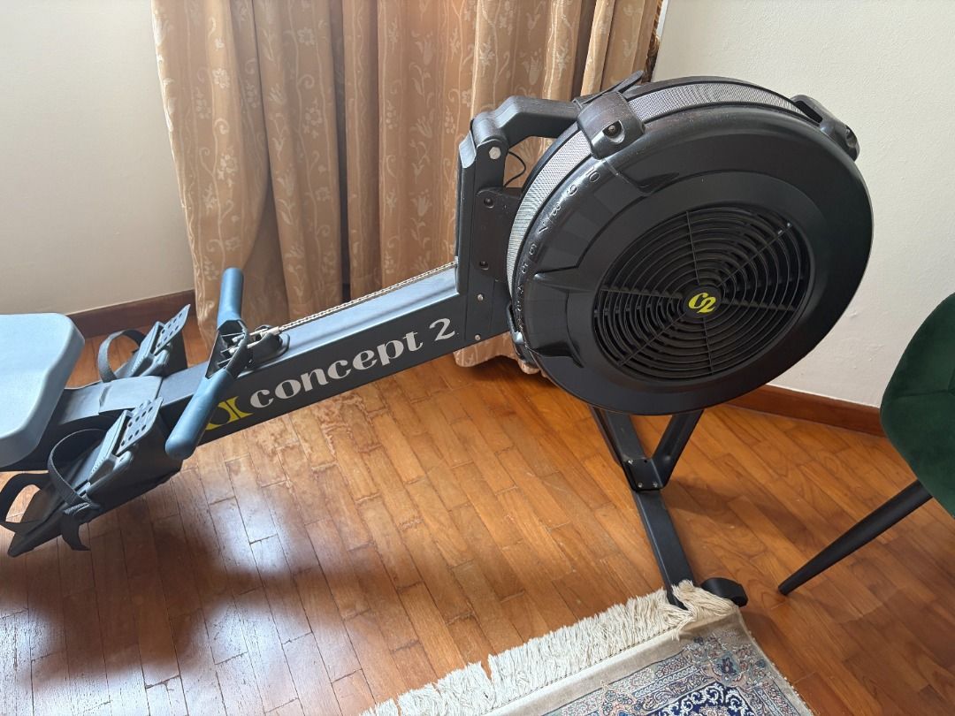 Concept 2 Rowing Machine (Category: Cardio & Fitness Machines) located in Singapore. Submitted by shekharc3795 (Listing ID 1463592221, Image 2). Description: - Concept 2 rowing machine - Bought in Germany in 2022 - Current market price in Singapore is S$1800+ - Ideal for a full-body workout - Monitor displays distance, time, pace, and calories burned - Durable and reliable equipment - Ready for a new owner - Pickup only.