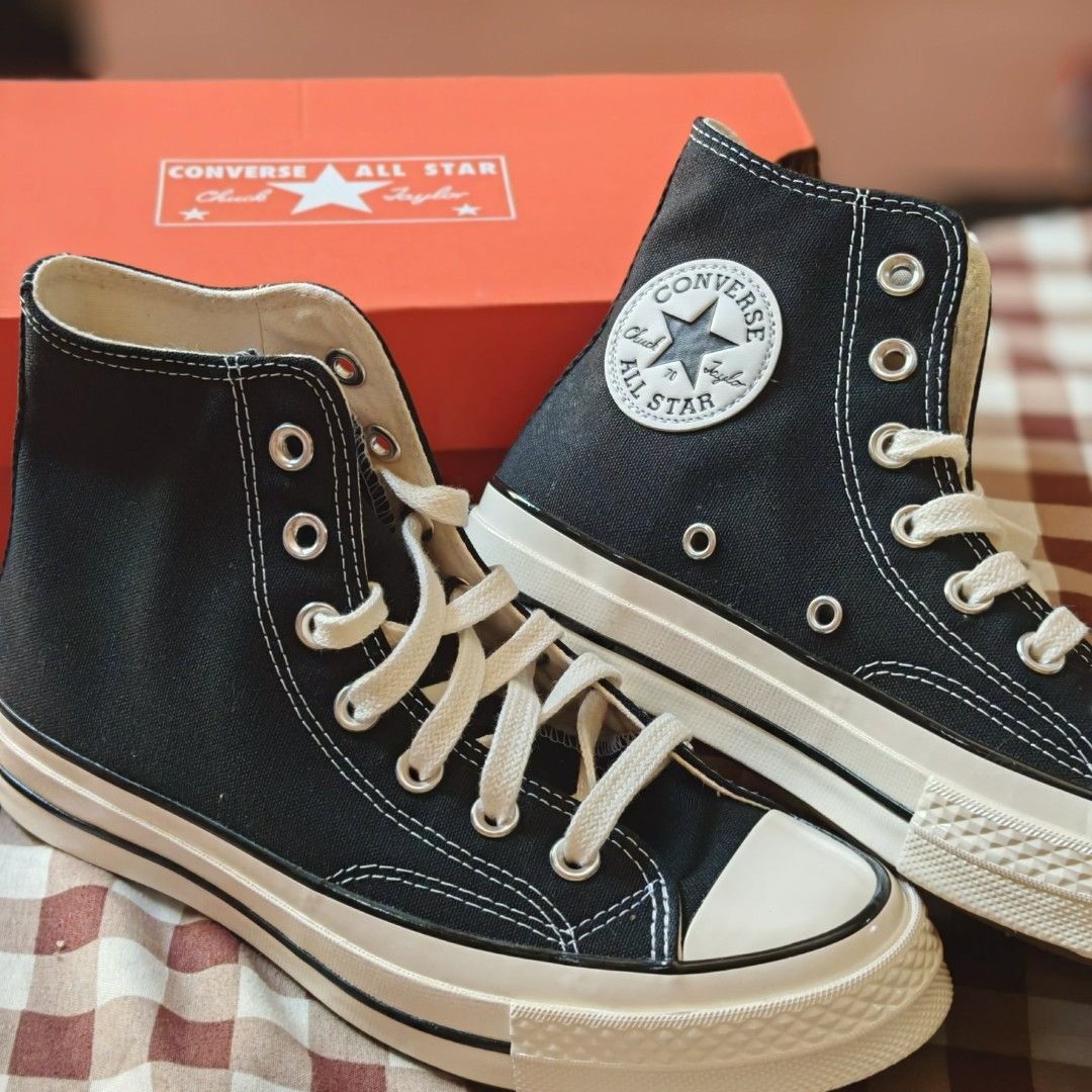 Converse 70s High 6.5W (Category: Sneakers) located in Taytay. Submitted by ampolalay (Listing ID 1463644135, Image 2). Description: Converse 70s High 6.5Womens Only 23.5CM/37Euro Antipolo Meetup: XentroMall Antipolo.