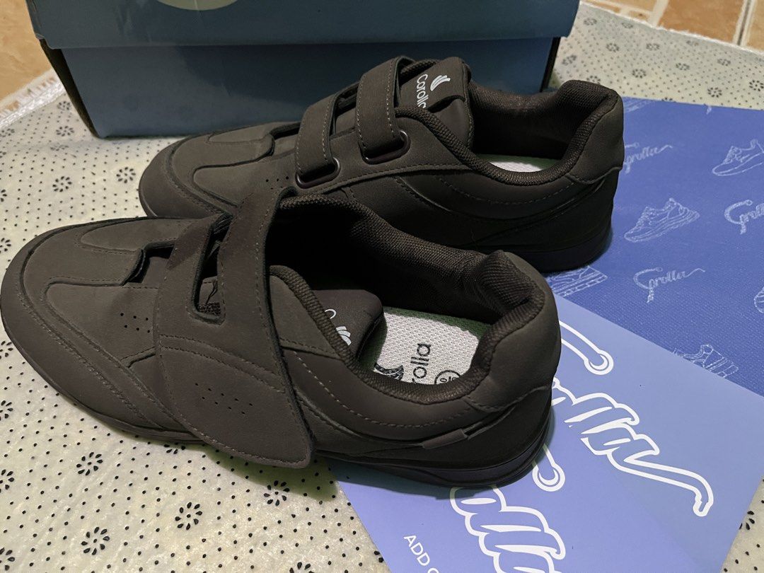 Corolla Velcro Shoes (Category: Sneakers) located in Alaminos. Submitted by ziaxieee (Listing ID 1463688825, Image 3). Description: - still brandnew, used twice only. - size: 40 (25cm) ph size - color: coffee brown - no flaws or any issues - orig price ₱700 - comes with original box & bag.