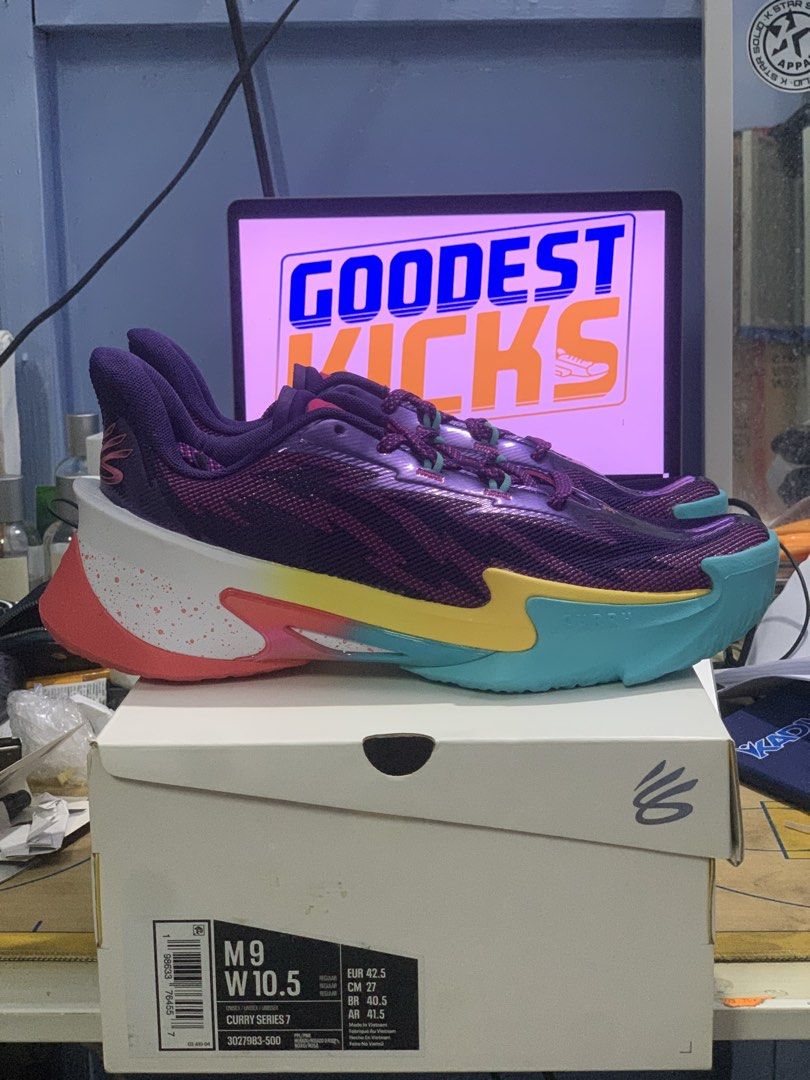 Curry Series 7 ‘Tour’ (Category: Sneakers) located in Makati City. Submitted by GoodestKicks (Listing ID 1463635549, Image 1). Description: 🚨🔥 ON HAND SALE — READY TO SHIP! 🔥🚨 🌎 CURRY SERIES 7 ‘TOUR’ 📏 US 9 • EU 42.5 • 27 CM 📦 ON HAND • READY TO SHIP 🔥 Sale price 💯 100% Authentic / Legit ⚡ No need to wait for pre-order 🚨 Limited on-hand availability 🏃‍♂️💨 PAUNAHAN — FIRST COME, FIRST SERVED! Once sold, SALE PRICE IS GONE! 👀🔥 📩 Mess
