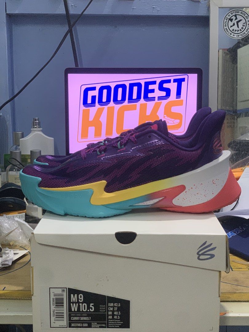 Curry Series 7 ‘Tour’ (Category: Sneakers) located in Makati City. Submitted by GoodestKicks (Listing ID 1463635549, Image 2). Description: 🚨🔥 ON HAND SALE — READY TO SHIP! 🔥🚨 🌎 CURRY SERIES 7 ‘TOUR’ 📏 US 9 • EU 42.5 • 27 CM 📦 ON HAND • READY TO SHIP 🔥 Sale price 💯 100% Authentic / Legit ⚡ No need to wait for pre-order 🚨 Limited on-hand availability 🏃‍♂️💨 PAUNAHAN — FIRST COME, FIRST SERVED! Once sold, SALE PRICE IS GONE! 👀🔥 📩 Mess