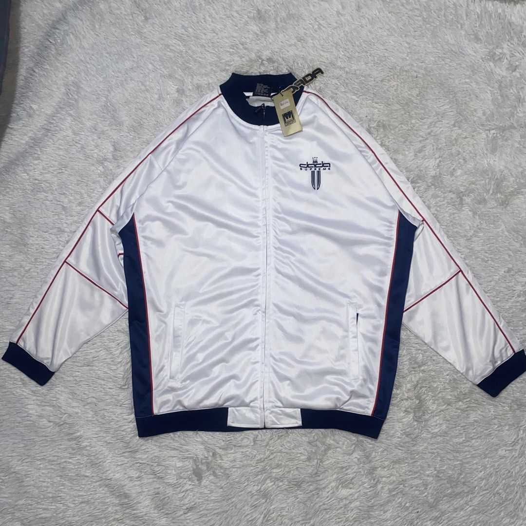 DADA SUPREME TRACK SUIT(WITH HANGTAG) (Category: Coats, Jackets and Outerwear) located in Pagadian. Submitted by urdripchoice (Listing ID 1463641200, Image 2). Description: 🏷️ DADA SUPREME TRACK SUIT(WITH HANGTAG) MEASUREMENTS •Size: xl •Width: 26 •Length: 31 •Issue: unnoticeable stain(see dets) READY TO USE! ALL ZIPPERS ARE WORKING! SHIPPING & PAYMENT • Mindanao Area — ₱59 • Visayas & Luzon Area — ₱79 •Shipment: Tomorrow INFO 📍 Pagadian City (