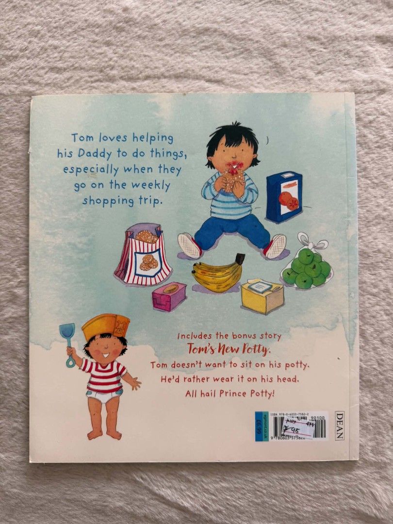 Daddy And Tom Go Shopping - Beth Wyllyams (Category: Children's Books) located in Santiago. Submitted by bookworm_club (Listing ID 1463570606, Image 2). Description: 📚no cancellation, return or exchange. 📚secondhand books. some books are in good condition while some has minimal flaws (foxing, creases, dog-eared pages, etc.) 📚reasonable haggling is allowed. 💰MOP: For same day pickup - CASH & BANK TRANSFER For shipping or scheduled pickup - BAN