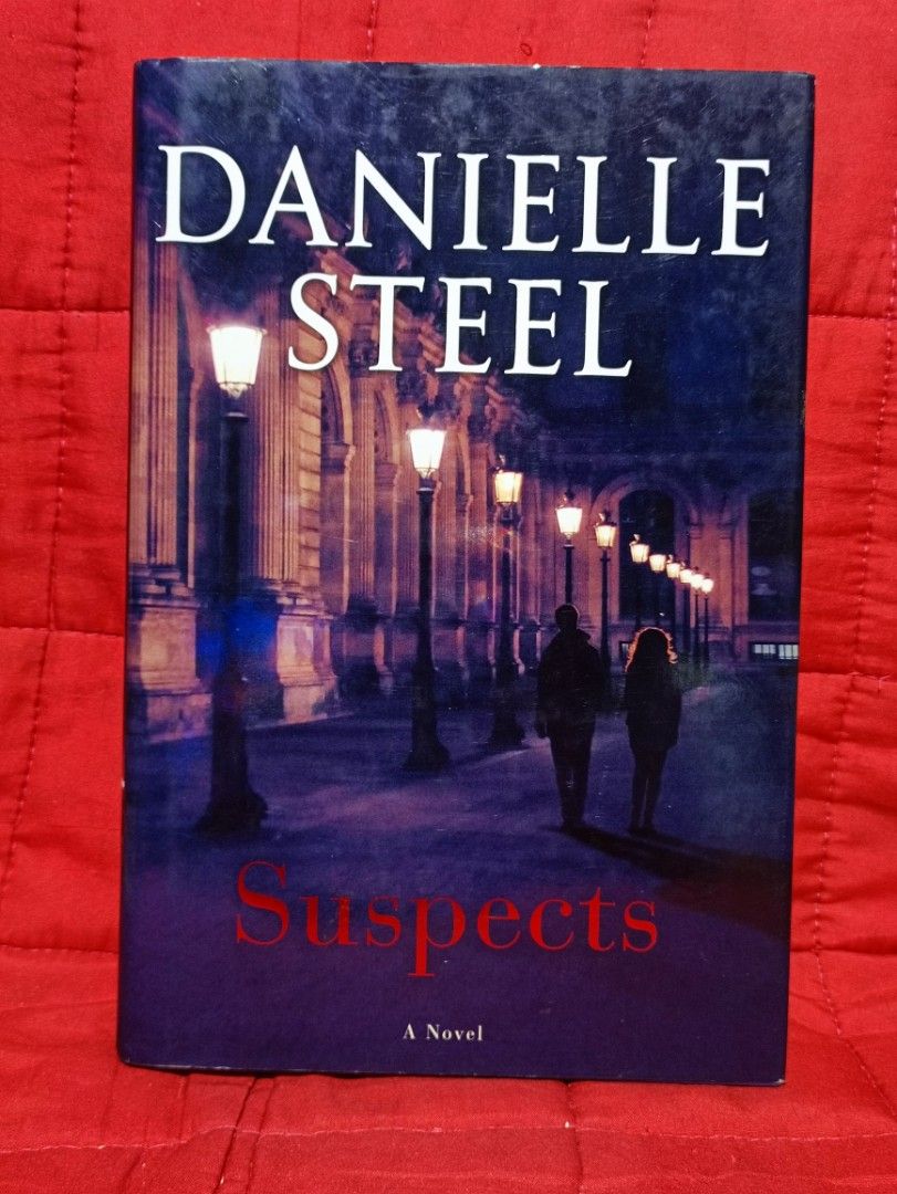 Danielle Steel Suspects A Novel Paperback Book (Category: Storybooks) located in Manila. Submitted by krishna_ayanami (Listing ID 1463687514, Image 1). Description: - Title: Suspects by Danielle Steel - Format: Paperback - Publisher: Delacorte Press, New York - Condition: Pages are clean, binding is solid - Genre: Gripping suspenseful fiction - Ideal for: Fans of suspense and Danielle Steel novels.