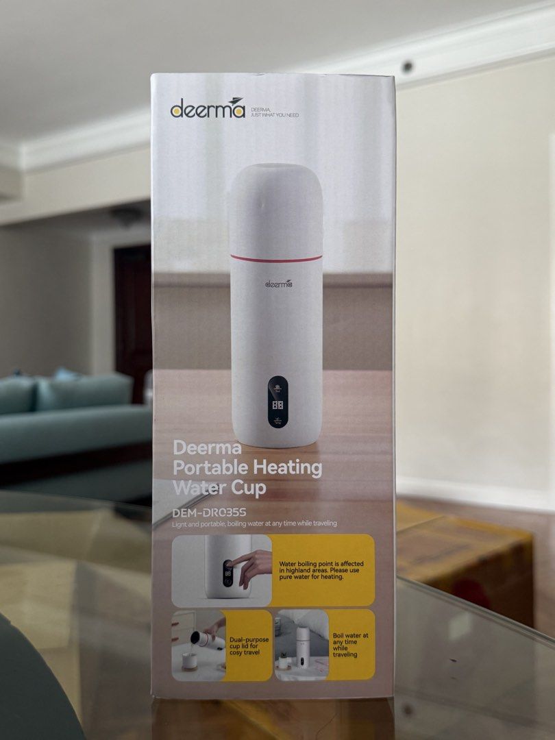 DEERMA PORTABLE WATER CUP (Category: Kettles & Airpots) located in Makati City. Submitted by TZ.Collections (Listing ID 1463592716, Image 2). Description: -BRAND-NEW -SLIGHTLY NEGOTIABLE -FREE SHIPPING WITHIN MAKATI.