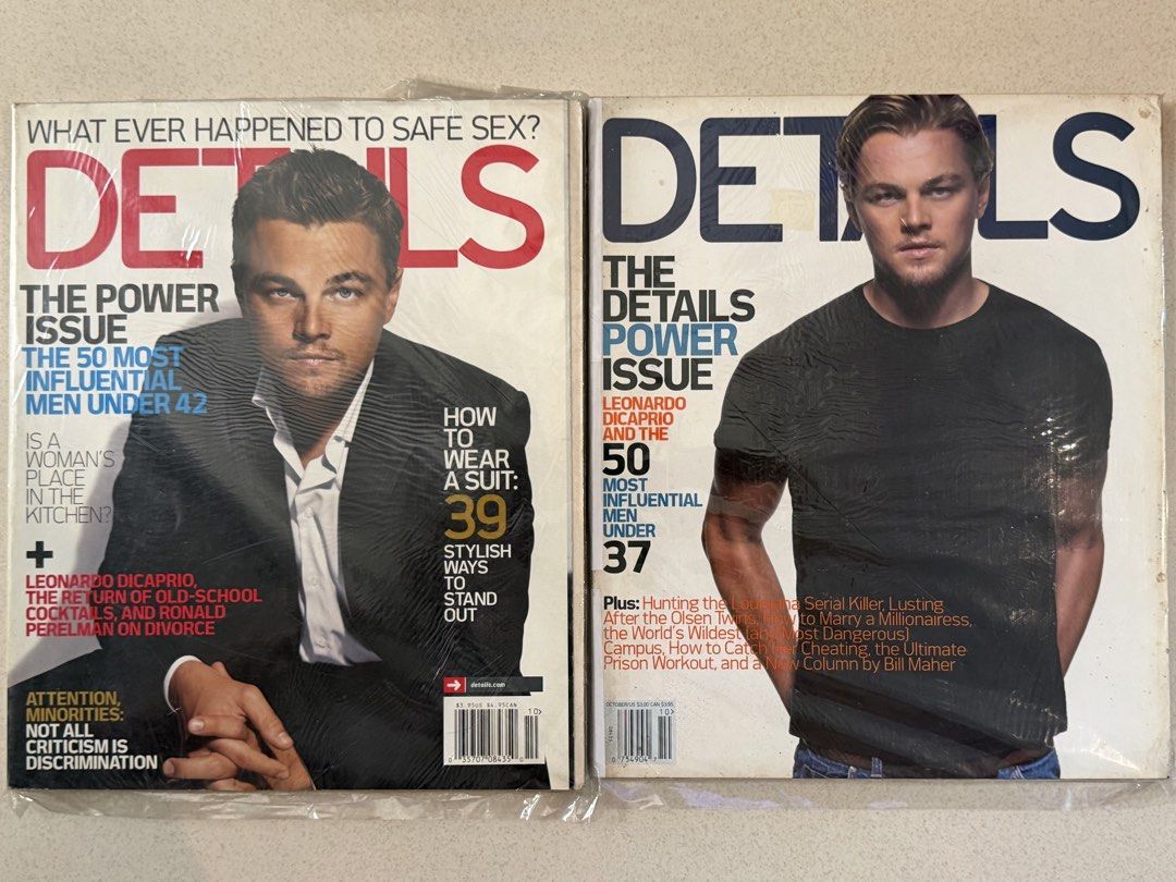 Details Magazine Leonardo DiCaprio bundle (Category: Magazines) located in Pasay City. Submitted by gahaman02 (Listing ID 1463588908, Image 1). Description: used. some flaws and creases.