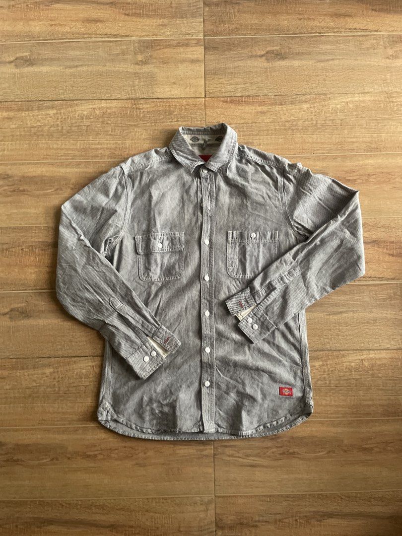 DICKIES STRIPED LONGSLEEVE POLO (Category: Formal Shirts) located in Iloilo. Submitted by cuzta.thrift (Listing ID 1463626234, Image 1). Description: DICKIES STRIPED LONGSLEEVE POLO DIMES: 18x25.5 CONDITION:10/10 COLOR:10/10 ISSUE:NONE.