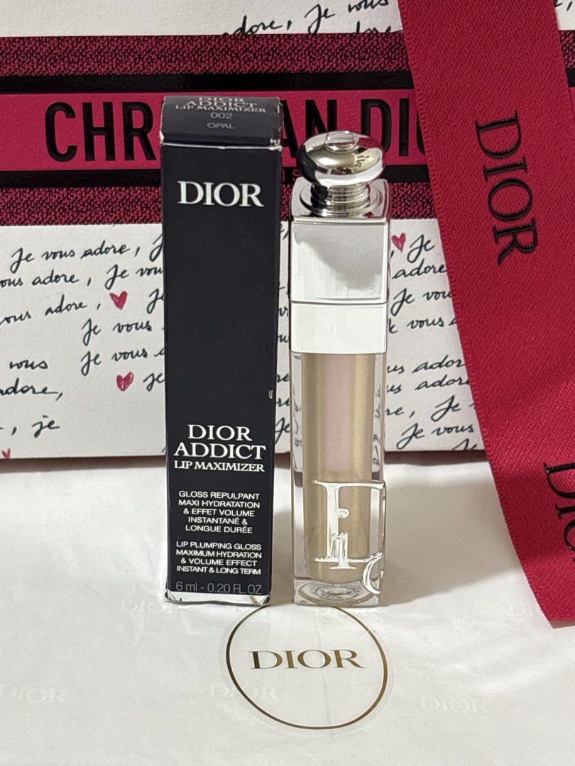 Dior Addict Lip Maximizer 002 Opal (Category: Makeup) located in Pasay City. Submitted by keynbloom (Listing ID 1463689058, Image 1). Description: brandnew with box limited edition shade.