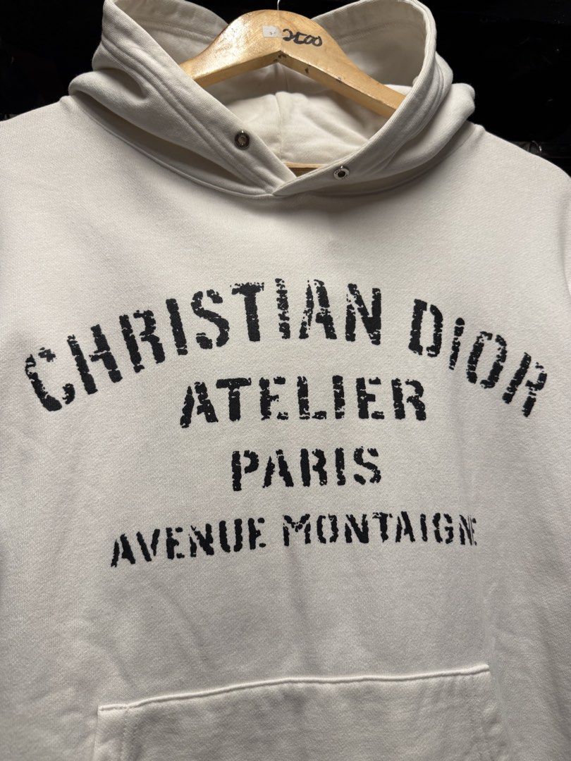 Dior Atelier hoodie (Category: Coats, Jackets and Outerwear) located in Legazpi City. Submitted by deadthrift (Listing ID 1463703126, Image 2). Description: - small on tag - dimensions: 23/24 - missing lace.