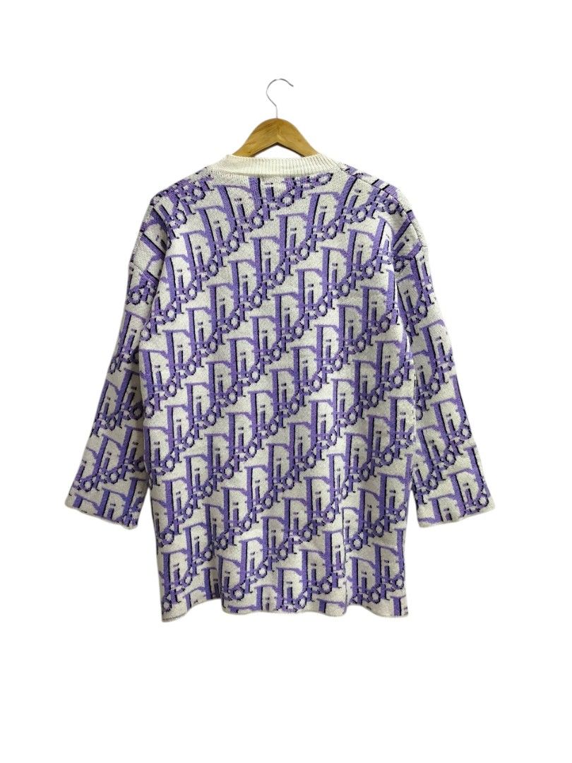 DIOR MONOGRAM WOOL SWEATER (Category: Coats, Jackets and Outerwear) located in Bayombong. Submitted by Gentlemans_ClosEt (Listing ID 1463671512, Image 3). Description: DIOR MONOGRAM WOOL SWEATER unisex SIZE LARGE (men's) SIZE LARGE TO XXL (women's) DIMES: W21 X L29 EXCELLENT CONDITION NO ISSUE.