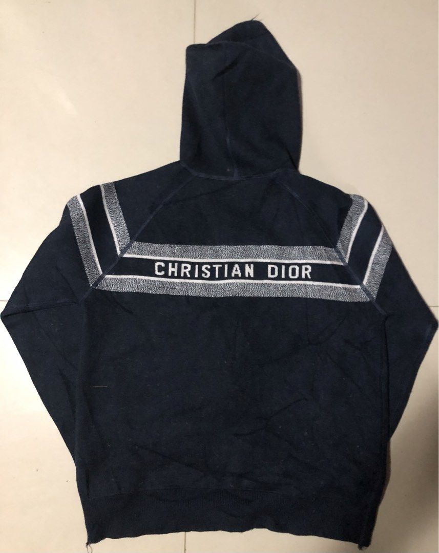 Dior reversible knitted jacket (Category: Luxury Apparel) located in Malaybalay. Submitted by joromsthrift (Listing ID 1463693174, Image 3). Description: 🔥Dior jacket🔥 Size: Medium Dimes: 21x26.5 Color rate: 9.8/10 No issue.