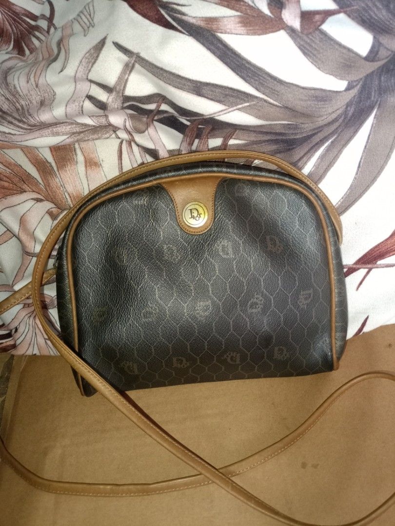 Dior sling bag vintage (Category: Cross-body Bags) located in Manila. Submitted by raymund2501 (Listing ID 1463603292, Image 1). Description: for sale 2.5k Dior sling bag posted n actual / detailed pics as is wat u see is wat u get.