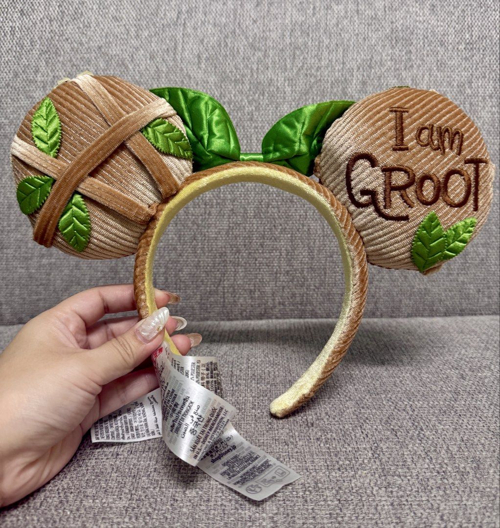 Disney x Marvel Groot Minnie Ears headband (Category: Character Goods) located in Manila. Submitted by bcbg3217 (Listing ID 1463598666, Image 2). Description: ‼️PLEASE READ BEFORE BUYING OR MAKING AN OFFER‼️ Like new condition Authenticity guaranteed (see last pics for reference) No other inclusions Actual photos are posted Rare Find ✨ Not available in Disney Stores PH No issues or flaws unless stated Please check the photos thoroughly before pla