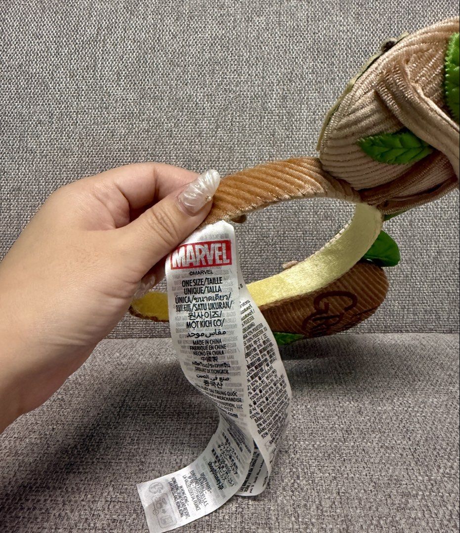 Disney x Marvel Groot Minnie Ears headband (Category: Character Goods) located in Manila. Submitted by bcbg3217 (Listing ID 1463598666, Image 3). Description: ‼️PLEASE READ BEFORE BUYING OR MAKING AN OFFER‼️ Like new condition Authenticity guaranteed (see last pics for reference) No other inclusions Actual photos are posted Rare Find ✨ Not available in Disney Stores PH No issues or flaws unless stated Please check the photos thoroughly before pla
